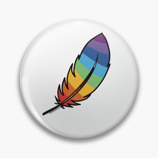 Artikelvorschau, Federstolz - LGBTQIA-Stolz Sticker entworfen und verkauft von WebDesignToo.