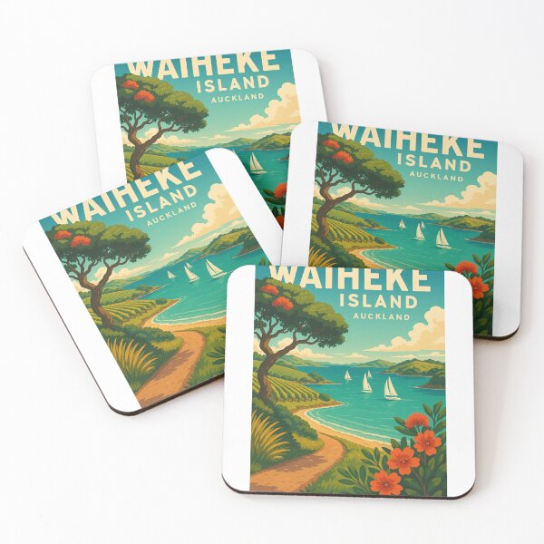 Item preview, Waiheke Island Vineyard Coastline, Auckland Region designed and sold by Aryabek.