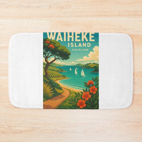 Item preview, Waiheke Island Vineyard Coastline, Auckland Region designed and sold by Aryabek.