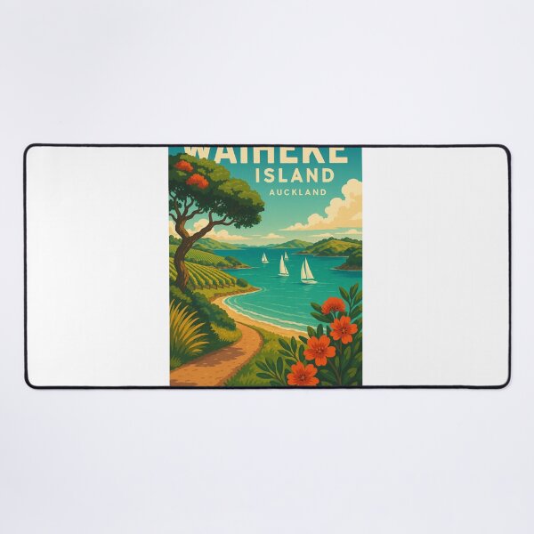 Item preview, Waiheke Island Vineyard Coastline, Auckland Region designed and sold by Aryabek.