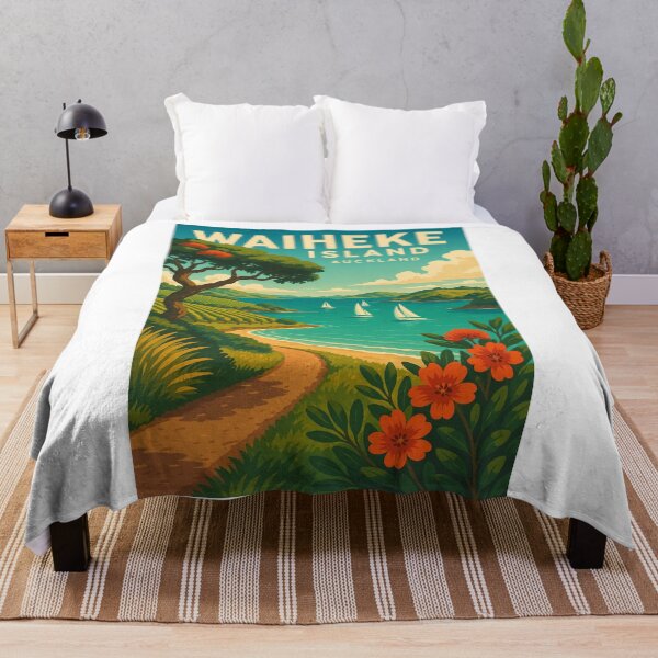 Item preview, Waiheke Island Vineyard Coastline, Auckland Region designed and sold by Aryabek.