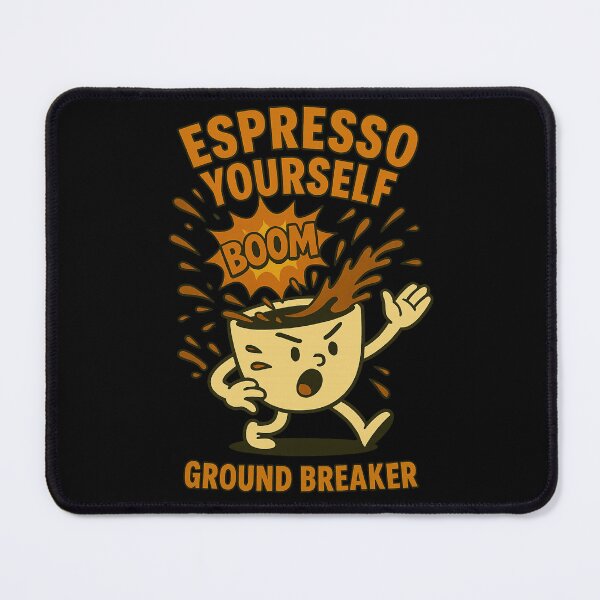 Item preview, Espresso Yourself – Ground Breaker ☕? designed and sold by Camp Chaos by Wharf Wreckers.