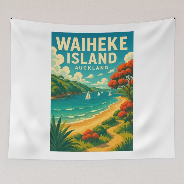 Item preview, Waiheke Island Sailing and Beaches, Hauraki Gulf New Zealand designed and sold by Aryabek.