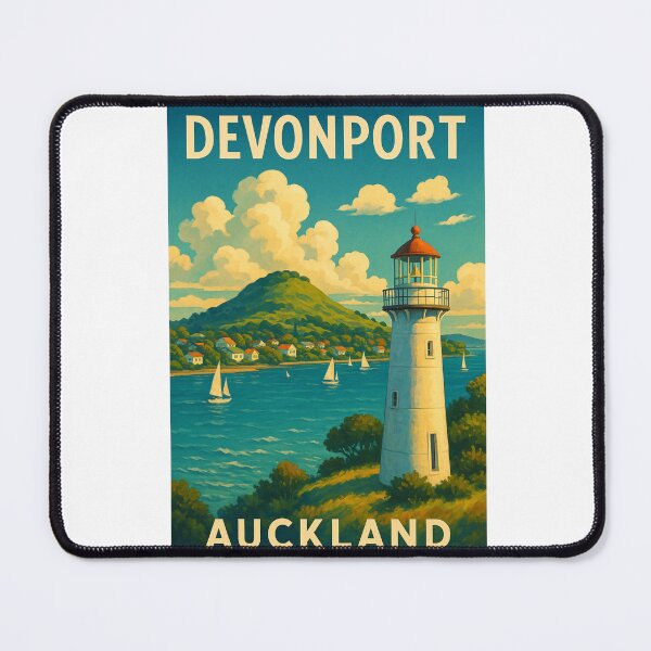 Item preview, Devonport Lighthouse and Mount Victoria, Auckland New Zealand designed and sold by Aryabek.