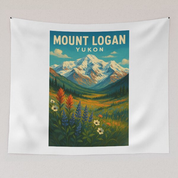 Item preview, Mount Logan Wildflower Valley, Kluane Region Yukon designed and sold by Aryabek.