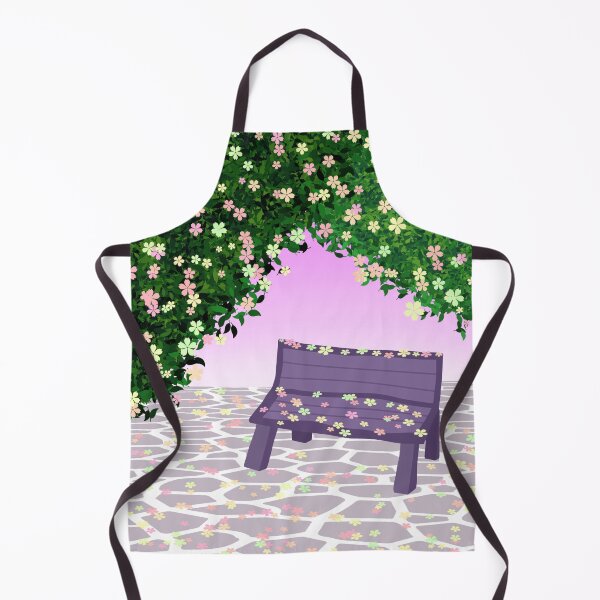 Item preview, Bench under a flower tree designed and sold by hseart.