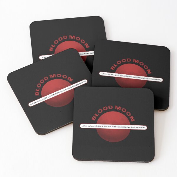 Item preview, Blood Moon Eclipse 2025 Quote – Silence Roars Lunar Eclipse Red Moon Design designed and sold by MONTRIS.