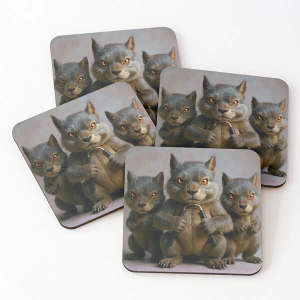 Item preview, The Wolfpack - Rabid Rōnin designed and sold by CleverCulture.