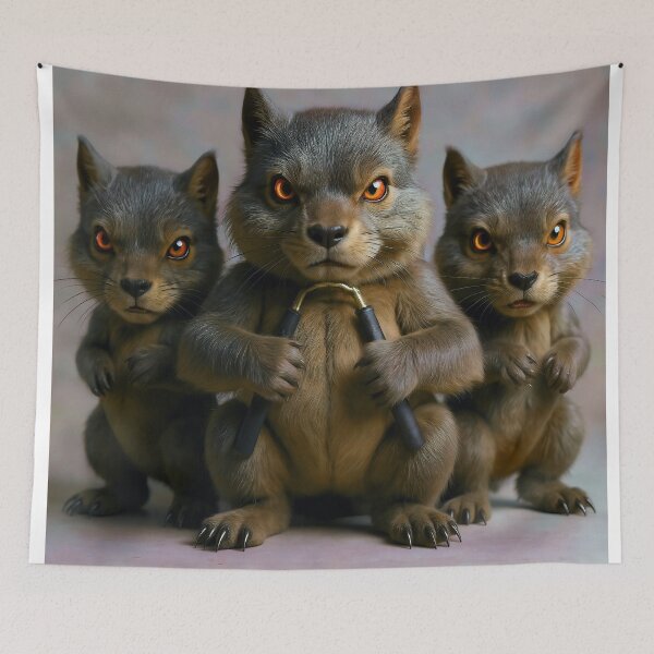 Item preview, The Wolfpack - Rabid Rōnin designed and sold by CleverCulture.