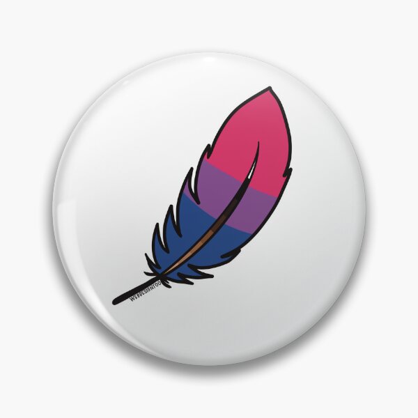 Artikelvorschau, Federstolz - Bisexueller Stolz Sticker entworfen und verkauft von WebDesignToo.