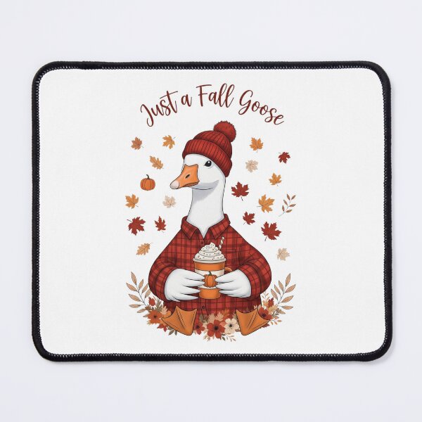 Item preview, Just a Fall Goose Funny Autumn Cozy Duck designed and sold by RocknCat.
