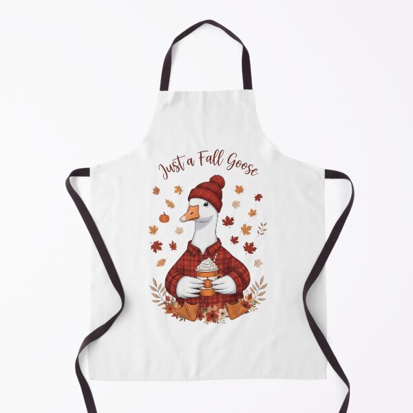 Item preview, Just a Fall Goose Funny Autumn Cozy Duck designed and sold by RocknCat.