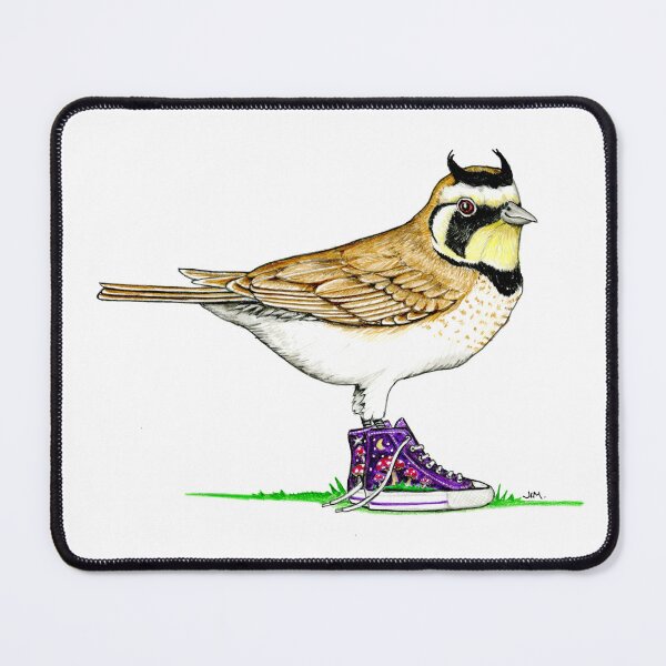 Item preview, Horned Lark in High-tops designed and sold by JimsBirds.