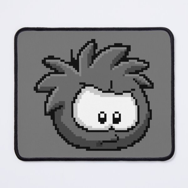 Item preview, pixel art black puffle designed and sold by DeltheDork.
