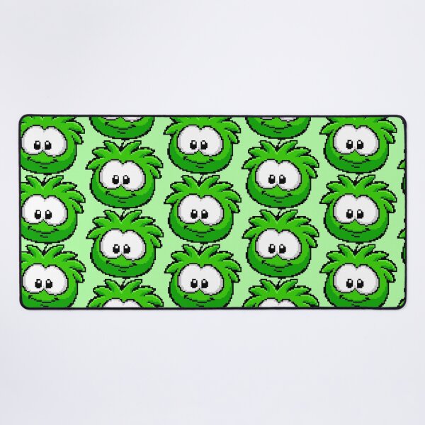 Item preview, pixel art green puffle designed and sold by DeltheDork.