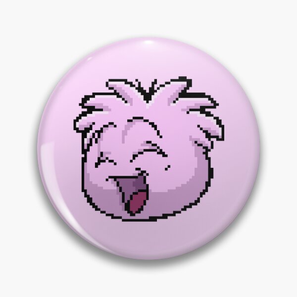 Item preview, pixel art pink puffle designed and sold by DeltheDork.