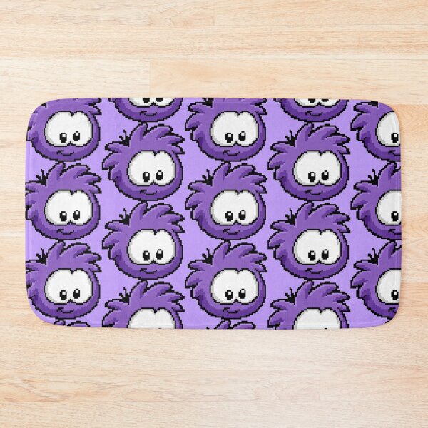 Item preview, pixel art purple puffle designed and sold by DeltheDork.