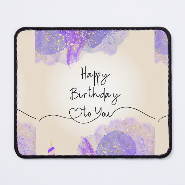 Item preview, HAPPY BIRTHDAY COLOURFUL, PARTY, CARD, PURPLE CRYSTAL designed and sold by AASparksDesigns.