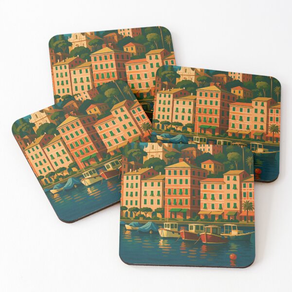 Item preview, Santa Margherita Ligure Italy Vintage Poster designed and sold by artecomm.