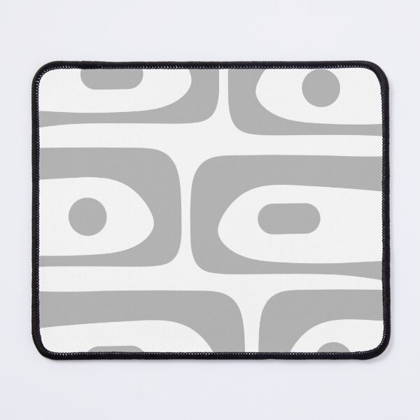 Item preview, Mid Century Modern Retro Abstract Minimalist Piquet Pattern in Gray and White designed and sold by kierkegaard.