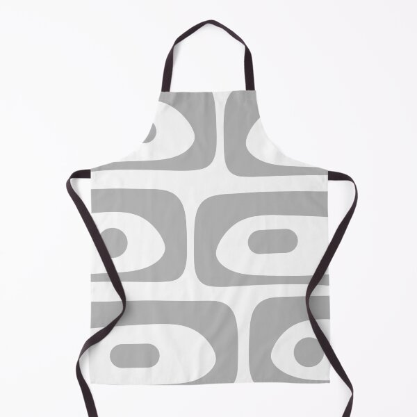 Item preview, Mid Century Modern Retro Abstract Minimalist Piquet Pattern in Gray and White designed and sold by kierkegaard.