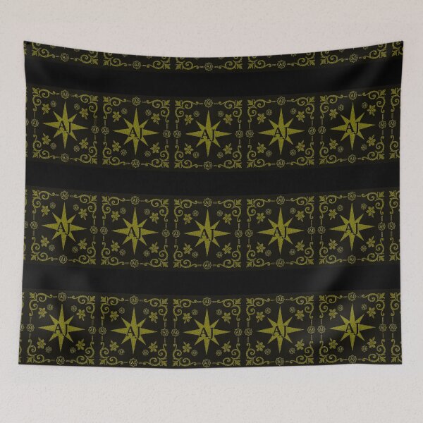 Item preview, Radiant AJ Star Emblem with Ornate Gold Frame designed and sold by Jadinked.