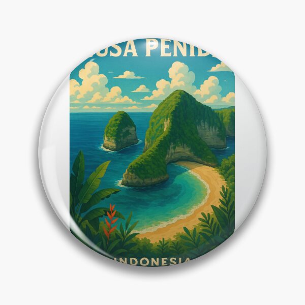 Item preview, Nusa Penida Coastal Cliffs and Kelingking Beach, Bali Indonesia designed and sold by Aryabek.
