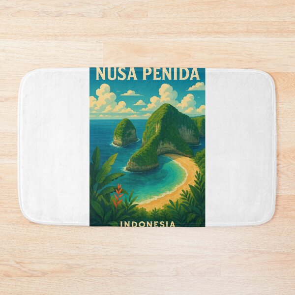 Item preview, Nusa Penida Coastal Cliffs and Kelingking Beach, Bali Indonesia designed and sold by Aryabek.