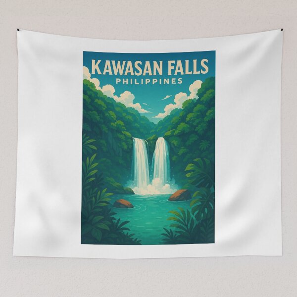 Item preview, Twin Falls at Kawasan Falls, Cebu Philippines designed and sold by Aryabek.
