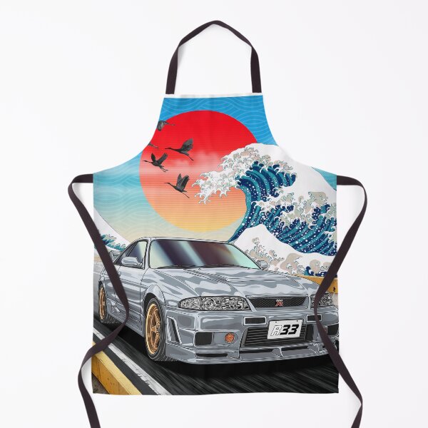 Item preview, Skyline R33 GT-R | JDM Car x Japanese Wave Art designed and sold by JDM Guyvit.