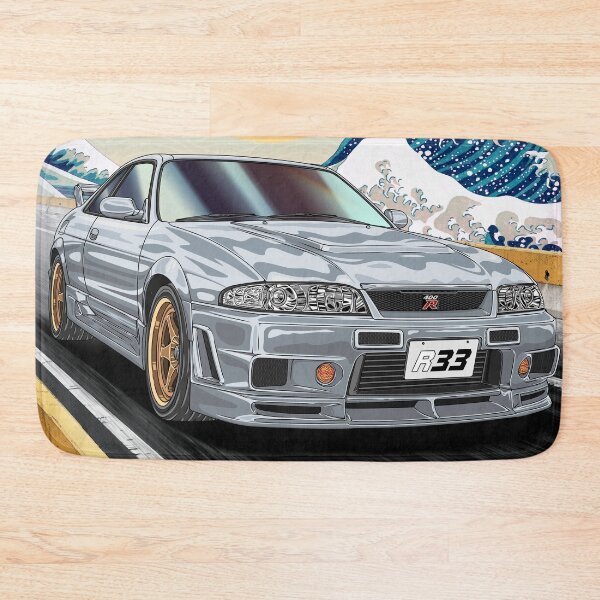 Item preview, Skyline R33 GT-R | JDM Car x Japanese Wave Art designed and sold by JDM Guyvit.