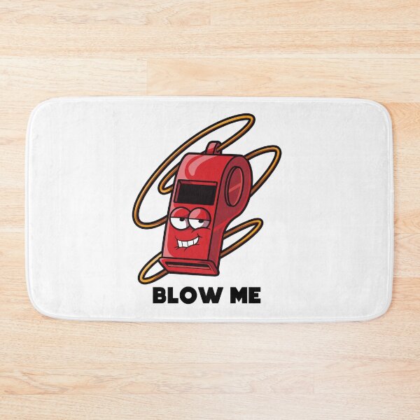 Item preview, Blow Me – Cheeky funny adult humor whistle design for adults (on light colors) designed and sold by messy-nessie.