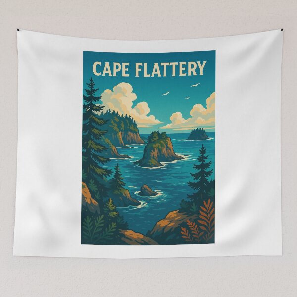 Item preview, Forested Viewpoint at Cape Flattery, Olympic Peninsula designed and sold by Aryabek.
