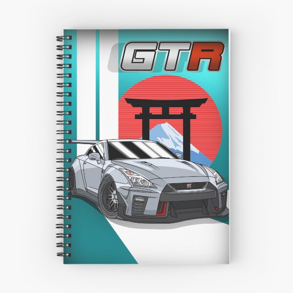 Item preview, GTR R35 JDM – Japanese Torii Gate Fuji Sun Car Illustration designed and sold by JDM Guyvit.
