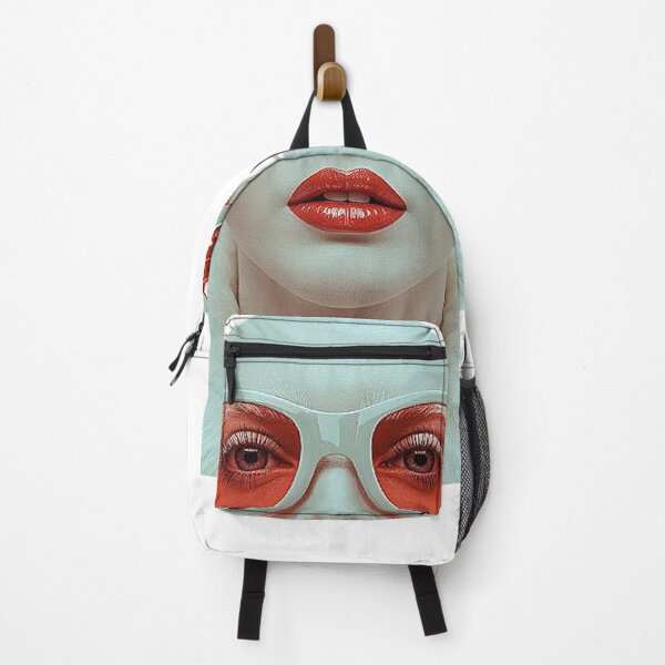 Item preview, Bold Retro Futurism Abstract Face with Red Glasses designed and sold by Ed & Harmony.