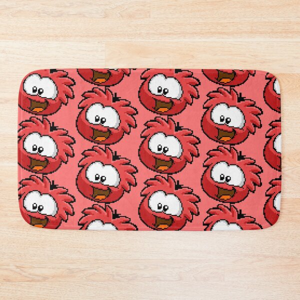 Item preview, pixel art red puffle designed and sold by DeltheDork.