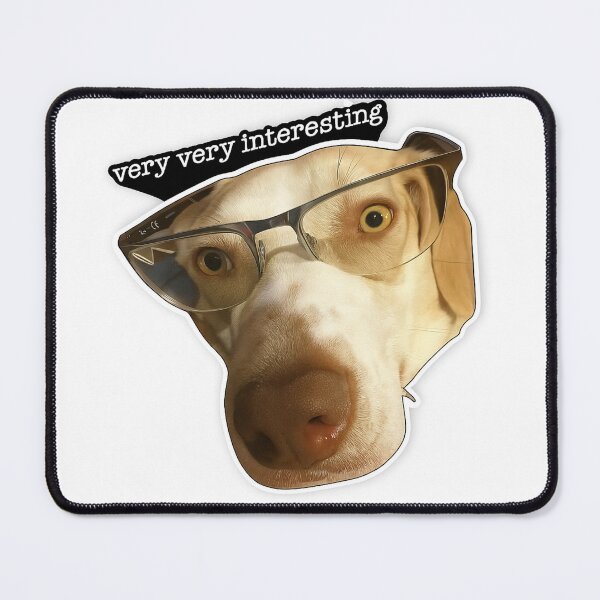 Item preview, Funny Dog with Glasses, Cute, Smart designed and sold by LNCareyMystic.