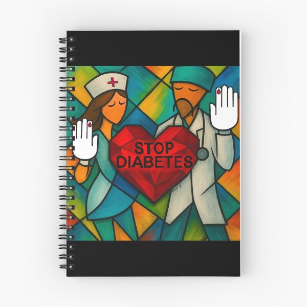 Item preview, Stop Diabetes  designed and sold by Karen G. Contemporary Artist.