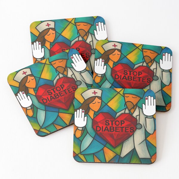 Item preview, Stop Diabetes  designed and sold by Karen G. Contemporary Artist.