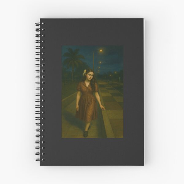 Item preview, Taking a walk on a cozy night at Orla Morena designed and sold by DigitalCozyness.