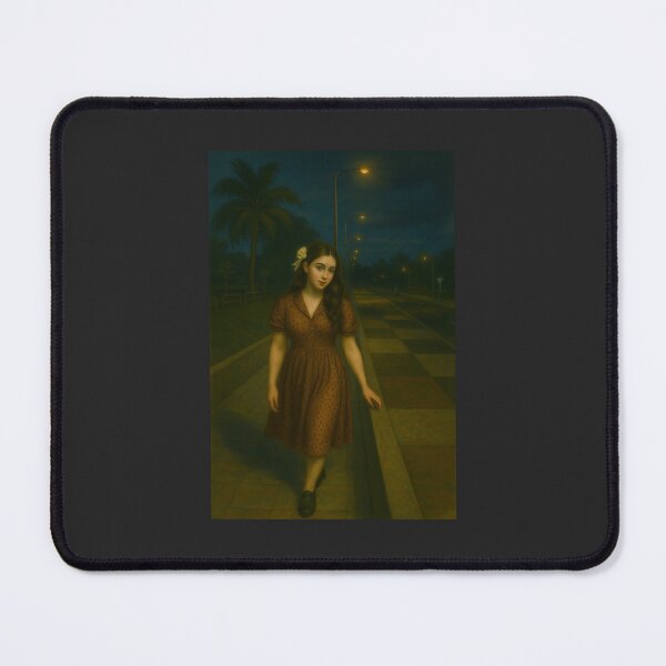 Item preview, Taking a walk on a cozy night at Orla Morena designed and sold by DigitalCozyness.