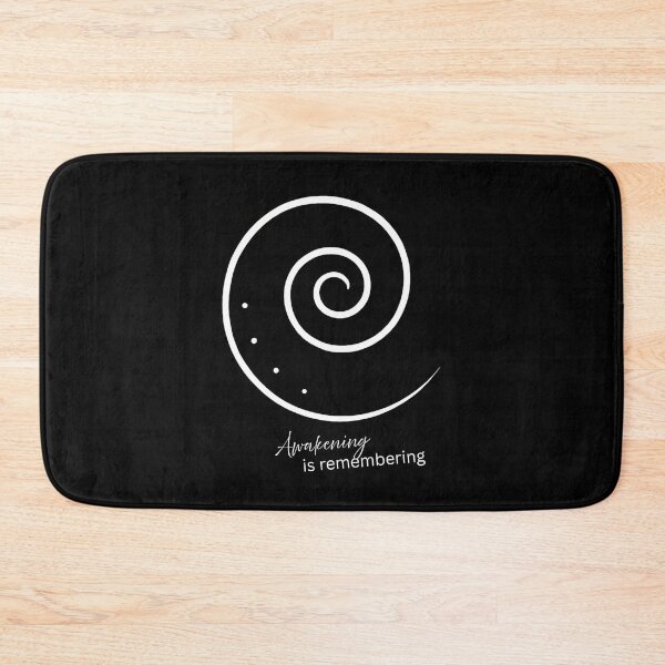 Item preview, Awakening is Remembering – Sacred Spiral Symbol Spiritual Design designed and sold by HappyOnEarth.