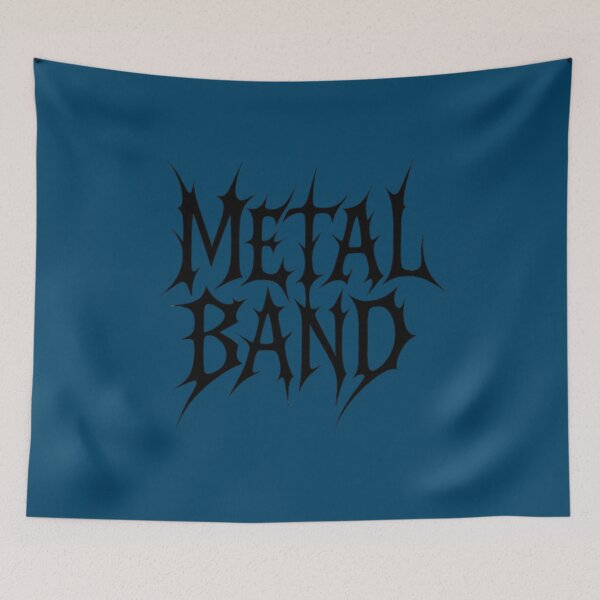 Item preview, Metal Band All Black Logo designed and sold by AnotherFemaleHuman.