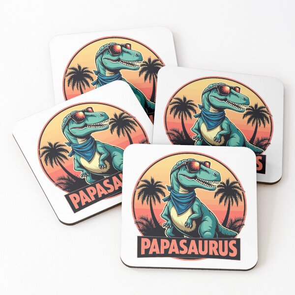Item preview, Retro Papasaurus Dino Design, Unisex Tee, Fun Gift for Dads, Cute [...] designed and sold by designsjmc.