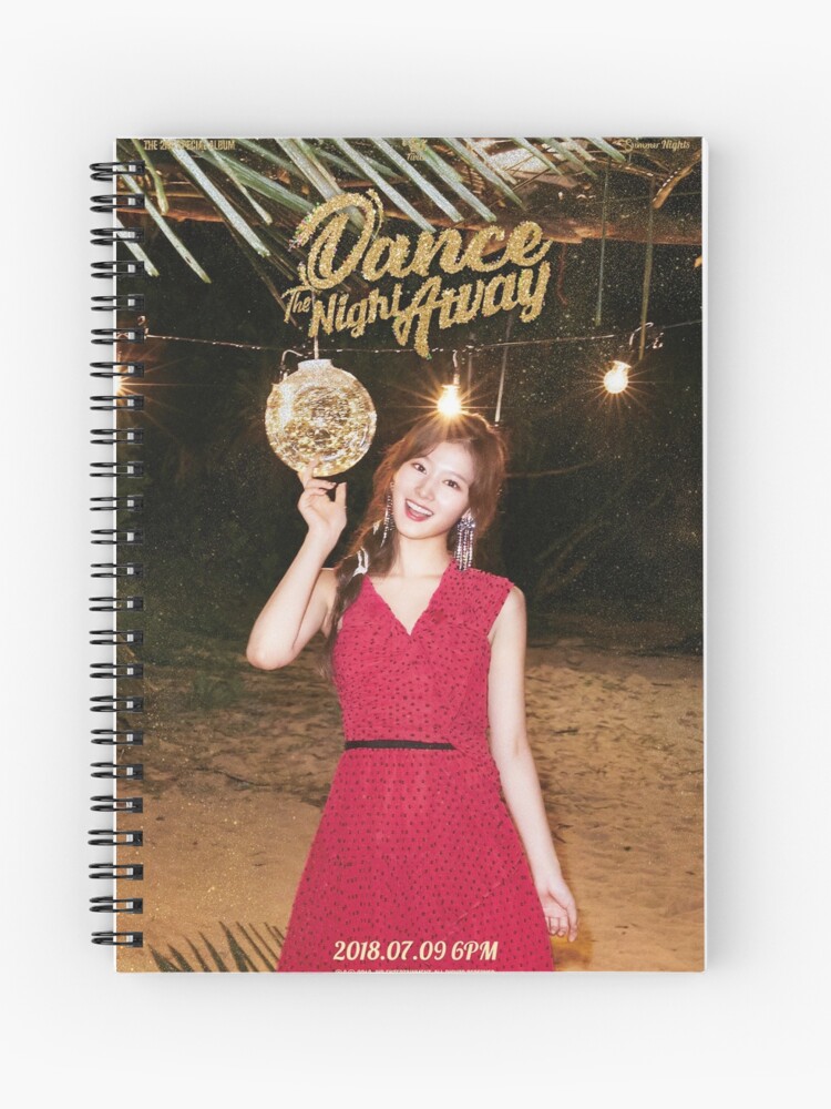 Twice 트와이스 Dance The Night Away Sana Spiral Notebook By Gottrihgtt Redbubble