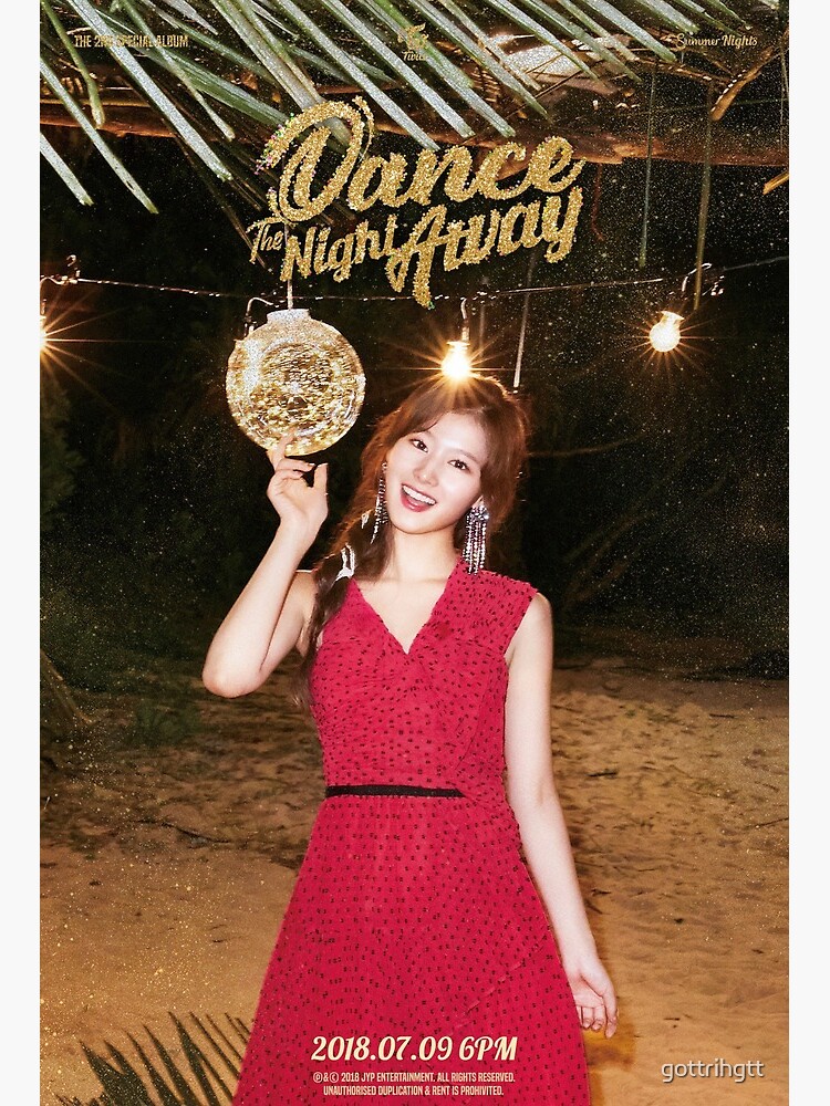 Twice 트와이스 Dance The Night Away Sana Art Board Print By Gottrihgtt Redbubble