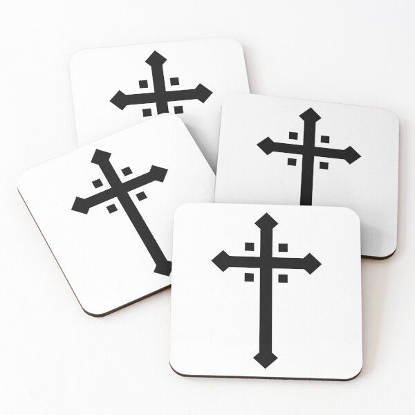 Item preview, Schwerin Cathedral Cross - Black on White designed and sold by joshcartoonguy.