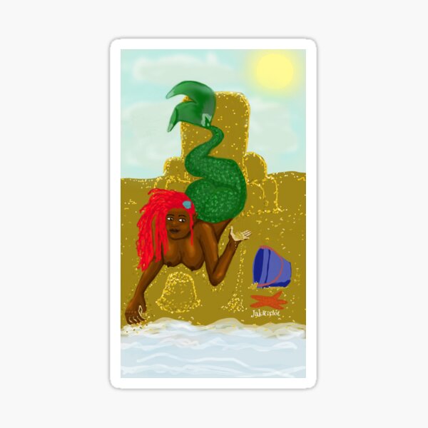 Mermaid Virgo Sticker