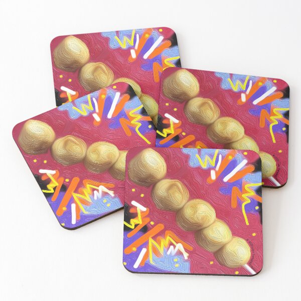 Item preview, Iconic HK Street Food — Curry Fish Balls designed and sold by thefullMOONshop.