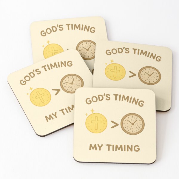 Item preview, God’s Timing Is Greater Christian Quote | Faith Over Fear Spiritual Design designed and sold by Heavenly-Cloudz.
